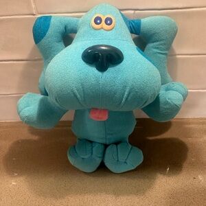 Blues Clues Sing Along Blue 12” Plush BARK & Song Viacom TYCO VINTAGE